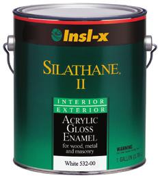 SILATHANE PRIMERS AND ENAMELS Silathane Tannin Blocking Primer [SP-520-12] A superior quality tannin blocking primer designed for interior and exterior application on wood substrates.
