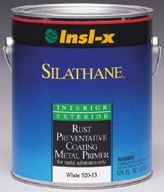 Touch 2-4 hours Re-coat 12-24 hours Silathane Rust Proof Metal Primer [SPF-520-13] A rust inhibitive metal primer for use on structural steel, aluminum, copper, magnesium, iron and other metal