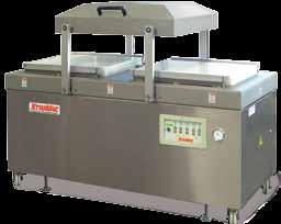 gas) Compact design, automatic lid movement and long seal bars XtraVac 860