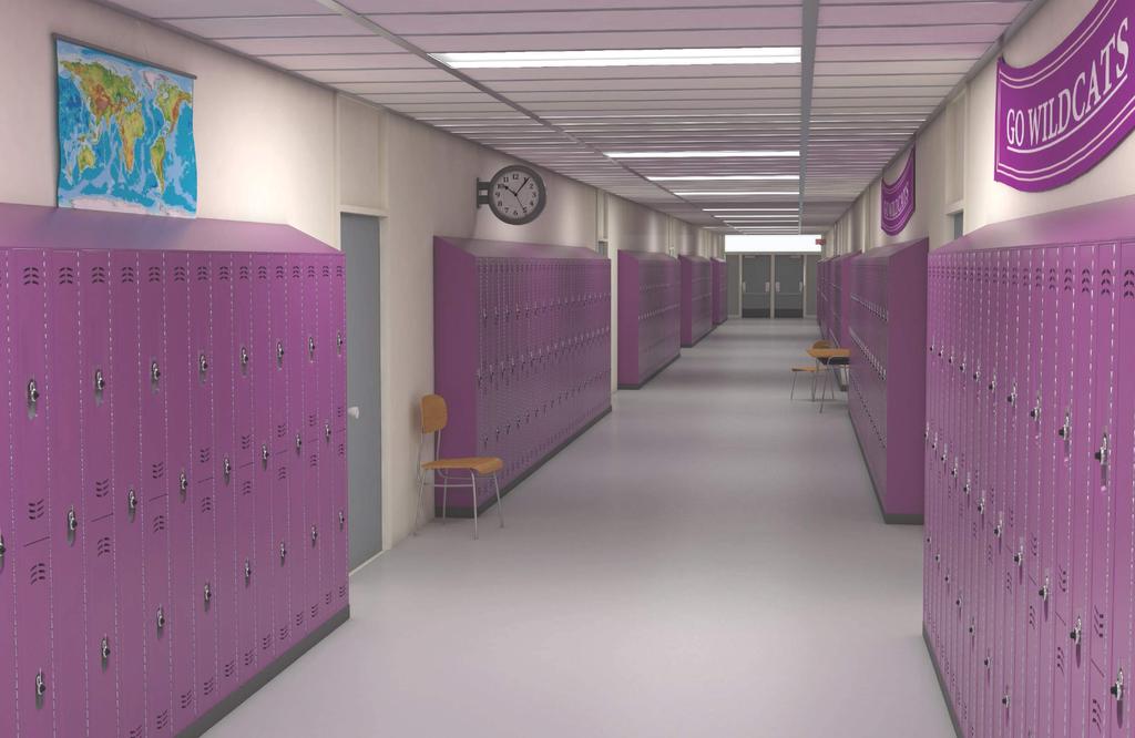 Duralife CORRIDOR Duralife Lockers Color: Violet Style: One and