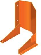 C Beams can be used with either structural or standard roll formed uprights.