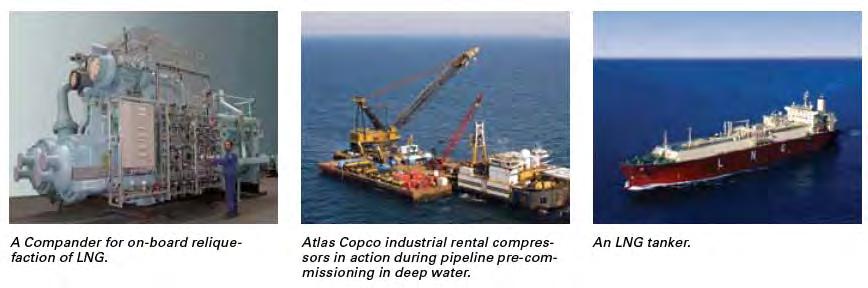 Serving the Oil and Gas Industry - Transportation There are many methods of getting Oil and Gas goods from A to B Atlas Copco is your partner