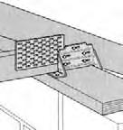 05 Heavy duty face fix hanger for applications requiring additional strength and safety factors.