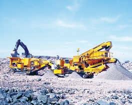 In the beginning, the company specializes in the manufacture of steam machines and related equipment, and soon also in crushing equipment used in mines.
