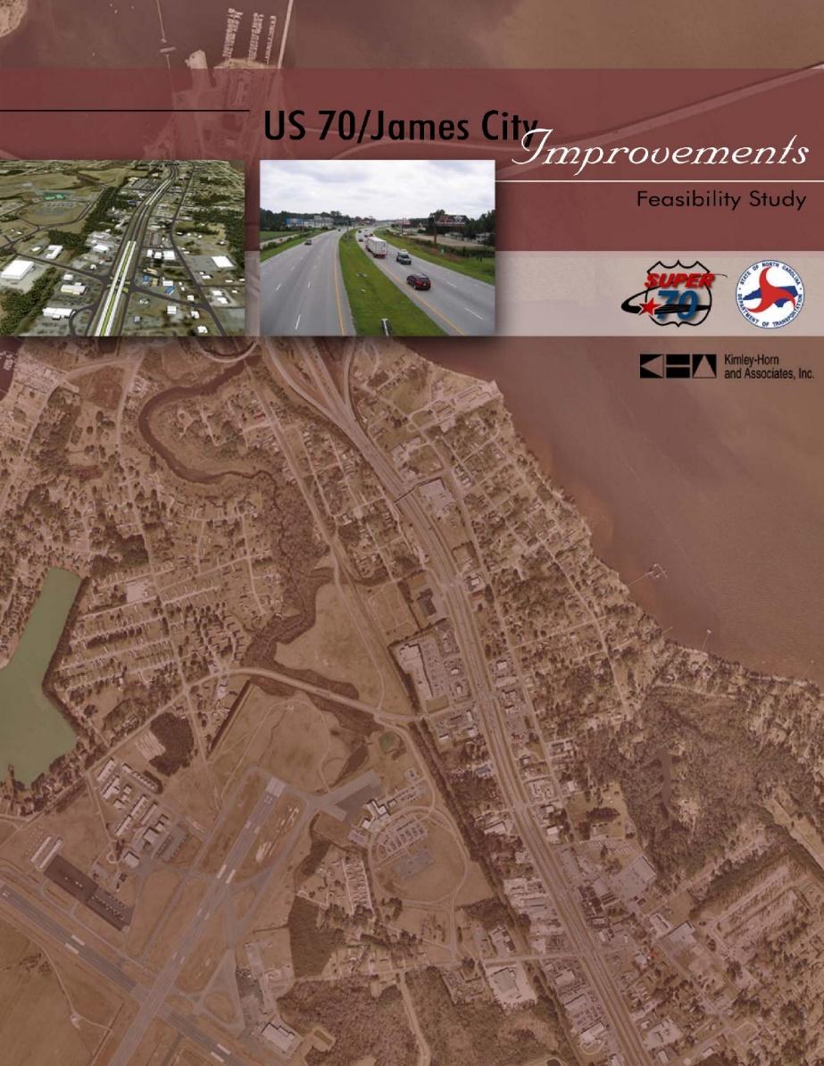 2010 Feasibility Study Summary Looked at 2 Alternatives Bypass Alternative Retrofit Alternative Recommended two ramp-over interchanges (US 70 to be raised up & over the existing intersecting