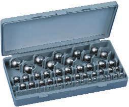 00002 in D2 Full set or set containing three balls with same nominal size Steps Piece/ Nominal size Total pieces 65.1500950 Steel ball set 1 25 1 3 75 65.