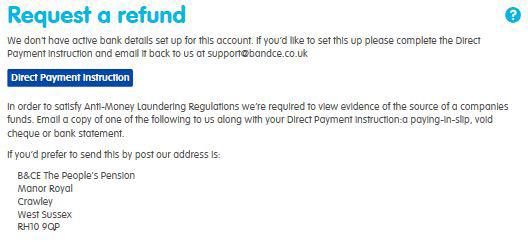 You can enter your refund request amount and select request a refund.