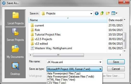 8 Easy integration with other software Open files from other software systems (Microsoft Project, Oracle Primavera P3 & P6 and SureTrak) Save Asta Powerproject files into formats that can