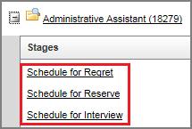 HR will then process the applications to the required stage, i.e. issuing invitations to interview and presentations, as well requesting references and issuing regret emails.