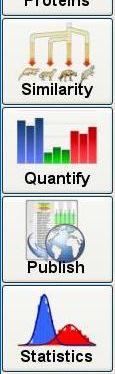 Quantify gives you access to some basic tools for assessing differences in spectral counts. We rarely use this function at PSR.