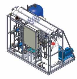 Heavy duty design / Large production Enhanced membrane life time Our Demitec Proteus series are standard provided with: Large pre filtration surface and multimedia filtration for increased
