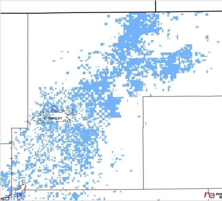 4 DJ Basin 2013 Operations Focused on oil window with superior economics Accelerating Development 300 actual wells or 350 standardized on 4,500 ft.