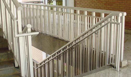 Welded Railing 2-5/8 Hollow Cap x 25 10-129 28-63-210 wt/ft: 0.573 accepts 3/4 Picket with 2 Post; Mates w/#133 2-5/8 Solid Cap x 25 10-130 28-63-200 wt/ft: 0.