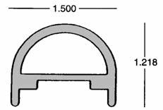 557 End Cap #97 21-00-120, 5052 Flat End Cap: 21-5052-120 Wall Mount #185: 21-00-1850 Inside Sleeve for 3 Round Top Cap x 12 52-63-12354 wt/ft: 0.