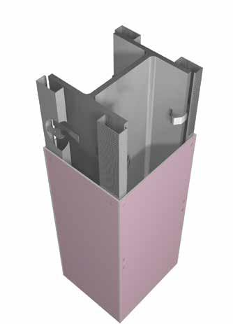 GypLyner encase GypLyner encase is a fire protection system capable of providing up to 80 minutes fire resistance to structural steel columns and beams.