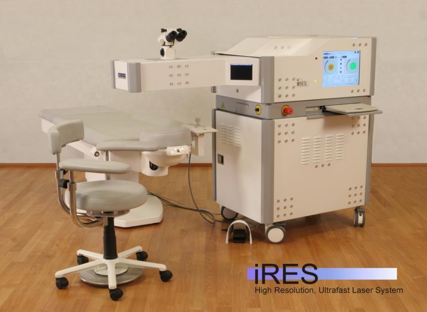 ires High Resolution, Ultrafast Laser System Patented technology to grant doubling laser head speed to achieve ultra-fast 1 khz maximum frequency with an high resolution spot size of 650 µm.