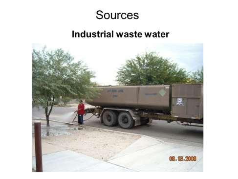 A number of industrial processes produce water that can be captured and used rather than disposed of through a sewer.