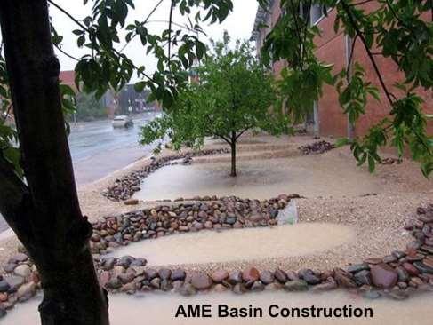 Basins at AME building on the UA