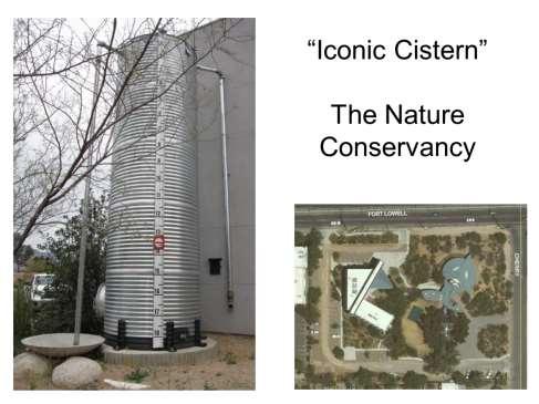Tucson site of the Nature Conservancy, developed as a water harvesting demonstration site. Tours available.