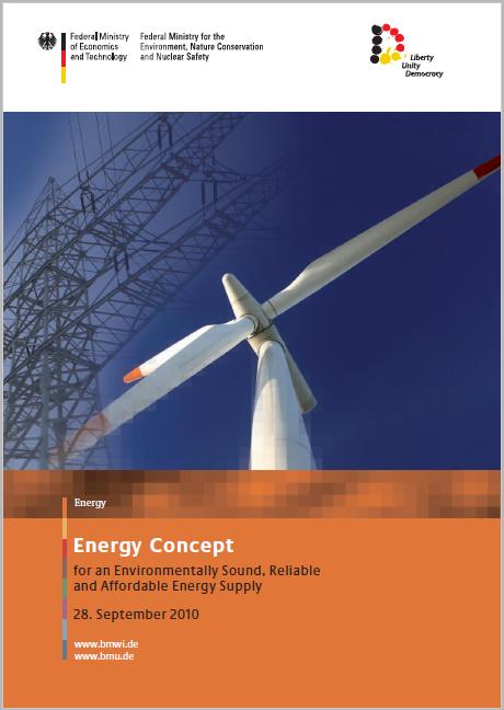 The German Energy Turn Energiewende end 1990s: fundamental decision for renewable energy system 2010: Energy Concept of German Government Securing a reliable, economically viable and environmentally