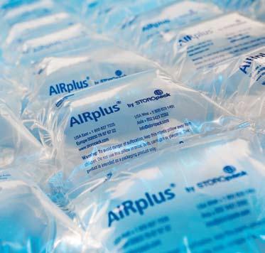 The AIRplus CX Film surface blends soft and pliable qualities with a slip-resitant outerlayer that will easily hold your product in place.