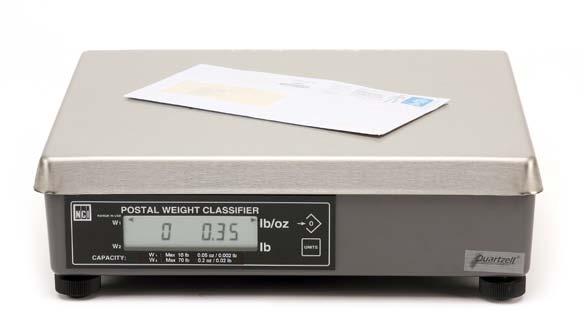 With capacities ranging from 30 75 kilograms, at 1, 3, 5, 10 gram intervals, Avery Weigh-Tronix postal scales can handle all types of letters and parcels to allow flexibility of usage and