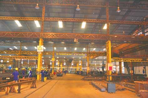 Manufacturing The plant has integrated facility from Design, Engineering, Fabrication, Galvanizing and Testing of the Transmission Tower parts as per various Indian and