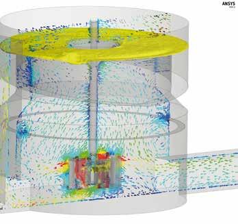 Extensive CFD simulation and DEM modelling has been done to ensure the right scale of parameters and good performance.