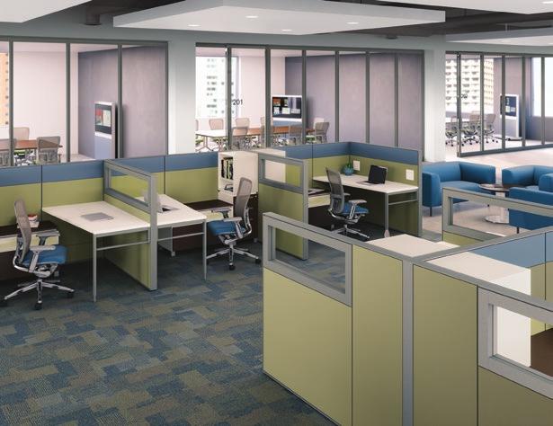 DENSIFICATION CONTINUES Research shows companies are allocating less office space per employee.