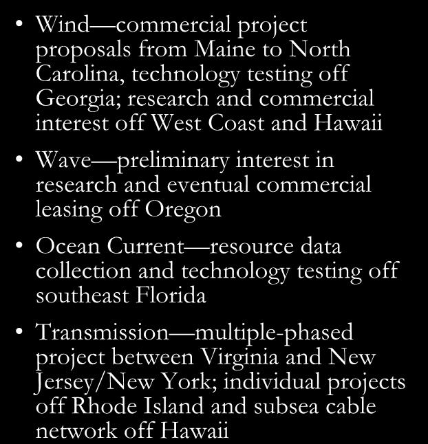 Types of Renewable Energy Activities Wind commercial project