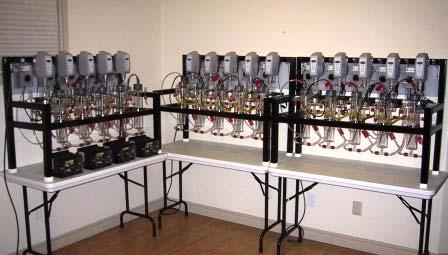 Laboratory SX Plant 9 Project: sxk-74 Location: Harjavalta, Finland This laboratory solvent extraction pilot plant was