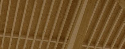 EGGER OSB 4 TOP and EGGER DHF was selected for sheathing of the framework behind