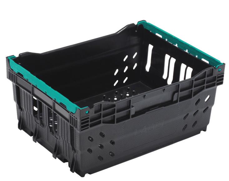 Containers and Trays Nestable Bale Arm Tray (NBAT) Range NBATs are widely used for the storage and distribution of a wide range of food products and are manufactured from food-grade material to