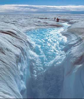 Surface melt on Greenland Increasing melt