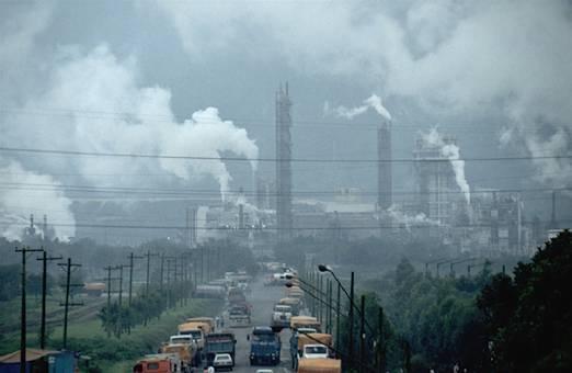 Air pollution Air pollution causes respiratory problems for people,