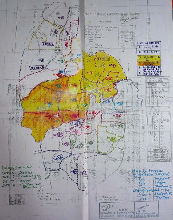 City Development Plan for Biharsharif Water Zones: Biharsharif Note: The