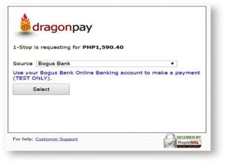 Step 2 You will be redirected to Dragonpay to complete your