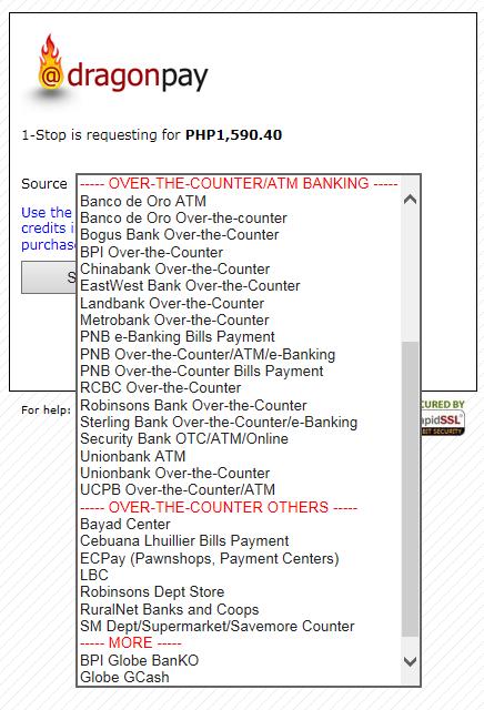 b. Cash Payment Option Select Overthe-Counter Enter Email address Click Link in Email & Print