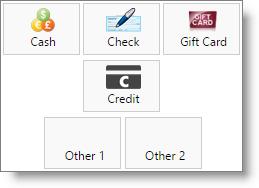 For example, if you select any Credit Card method you will be prompted to process the card (if you have integrated processing). If you select Gift Card, you'll be asked for the Gift Card number.