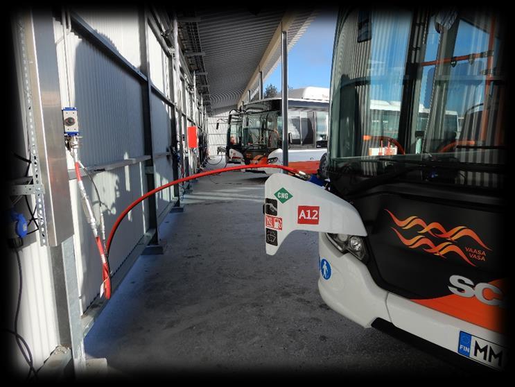 STRATEGY First filling station for CNG-vehicles in the Vaasa region