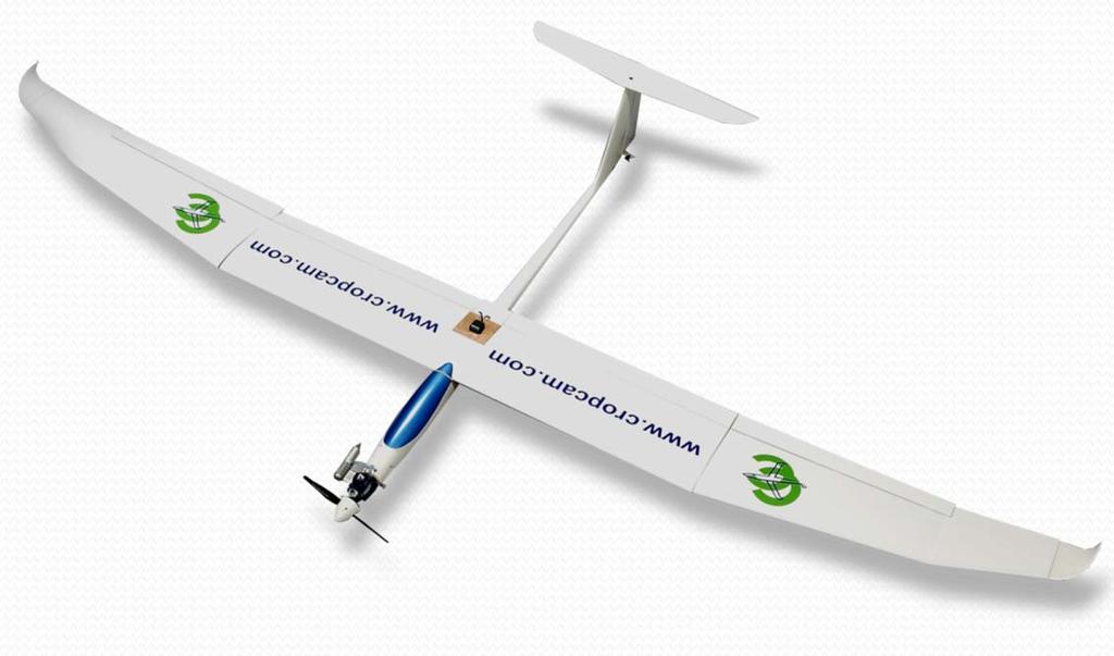 Image acquisition CropCam UAV system TETRACAM camera Wing Span: 2.
