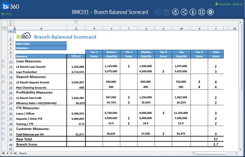 Branch Performance Reports These reports are typically reviewed by Regional and City Executives along with Branch Managers.
