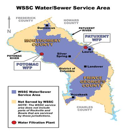 About WSSC The 8th largest water and wastewater utility in the United States Serving nearly: 1.8 million residents Approximately 460,000 customer accounts Over an area of nearly 1,000 square miles.