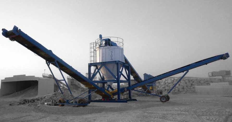Sirocco Key Benefits 09 FEED CONVEYOR MOBILE STOCKPILE CONVEYORS Optimum quantity of selector blades The Sirocco system has up to 4 times more removable selector blades within the unit when compared