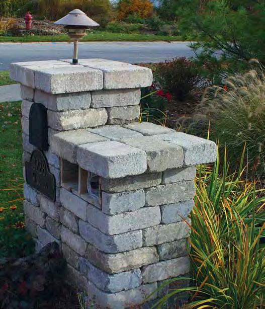 Dimensional Classic This versatile rustic stone block is ideal for planter walls, light stands, barbeque enclosures, outdoor bars, driveway