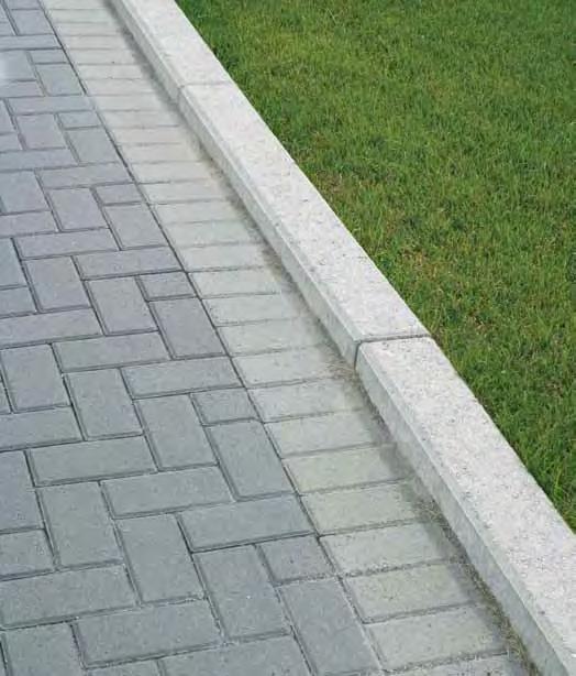 f i Bullnose Curb (Granite) Metre Curb (Granite) Curbing Brown s Concrete makes an assortment of distinct and functional curbs for unique landscape needs.