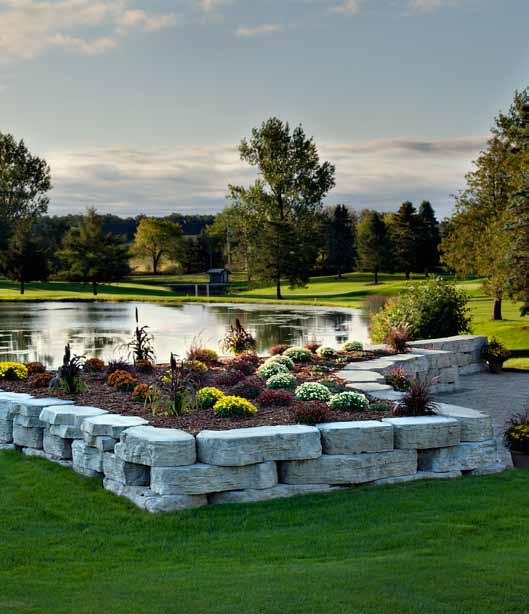 Freestanding Outcropping These beautifully weathered fully-finished stones, are designed with distinction and character.