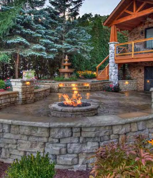 Belvedere & Dimensional Firepit What better way to enjoy your outdoor