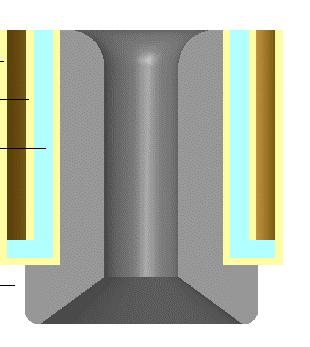 2 kw Cathode Ceramic insulator Anode Improved cooling design (10/03) (porous metal) Maximum cooling capabilities: