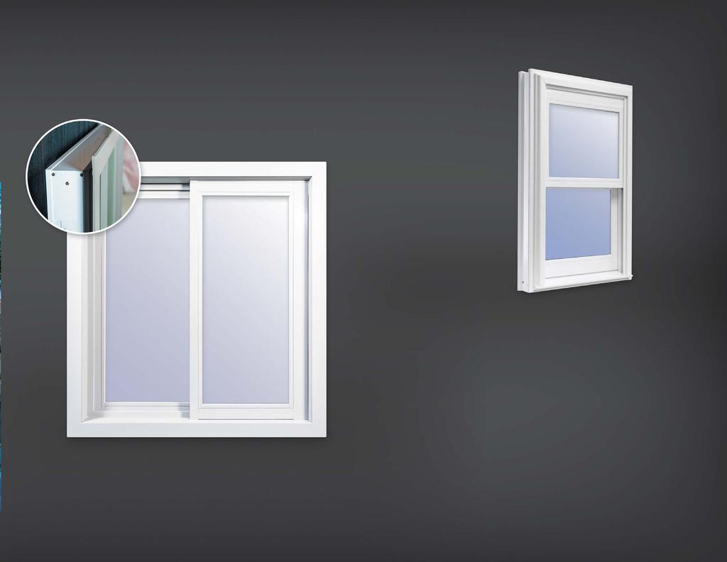 Renaissance Signature Series Remodel Windows Retro Fit Flush Fin Option Retro fit flush fin option available on the 4-9/16" frame.